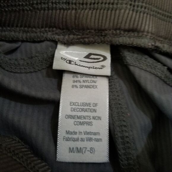 Champion Elastic Waist Gray Ruche Leg Pants Size M - Picture 9 of 9